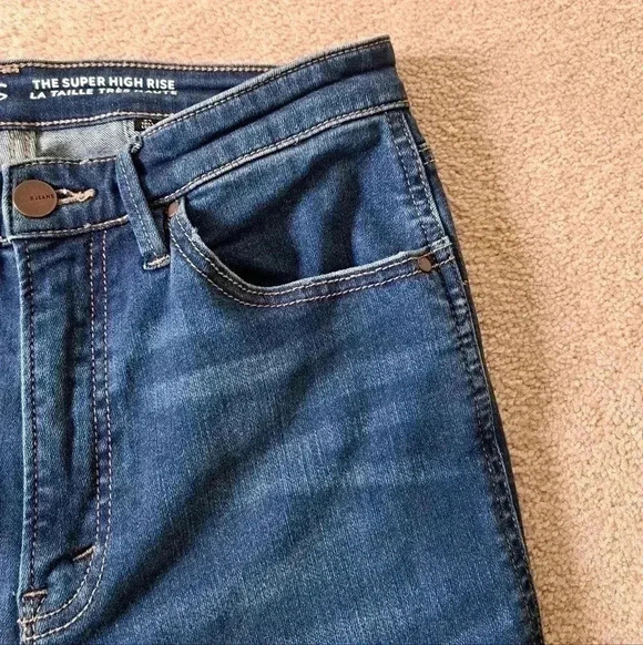 Reitmans R Jeans 29 Tall/Long Super High Rise Skinny  Blue Denim Stretch Cotton - Picture 5 of 10